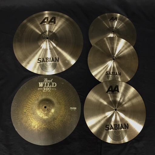 セイビアン AA 20インチ ライドシンバル 14インチ ハイハット 16インチ Pearl WILD 500 クラッシュ まとめ